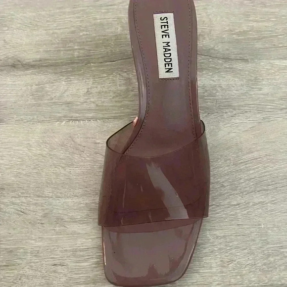 STEVE MADDEN Pance Clear PVC Purple 8 - Picture 7 of 10